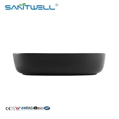 Made In China AB8475 Bathroom Sanitary Ware Sinks Matt Black Bowl  Above Counter Basins