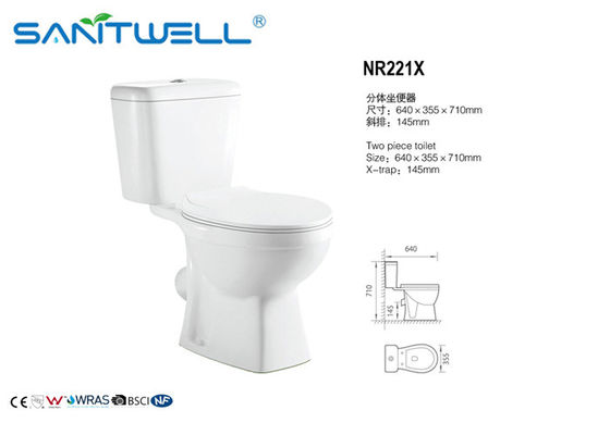 Mid Century Modern Vintage Cerulean Fancy Toilets  TANK LID / BOWL