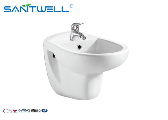 Ceramic Women Wall Mounted Bidet S Trap 540*360*400mm CE Certification