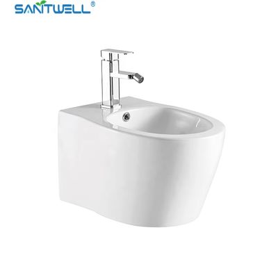 Modern design Bathroom Hotel Home Sanitwell SWJ1031 wall-hung bidet
