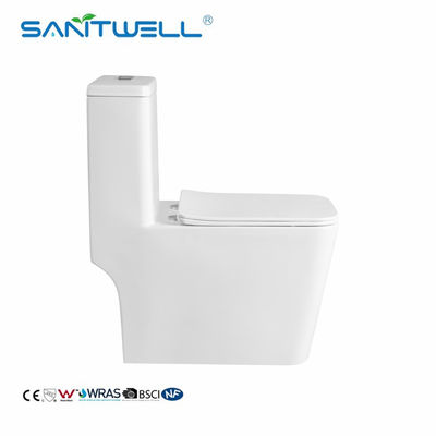 Sanitary Modern Chaozhou WC Bowl Wash Down ONE Piece Floor Toilet SWM8616