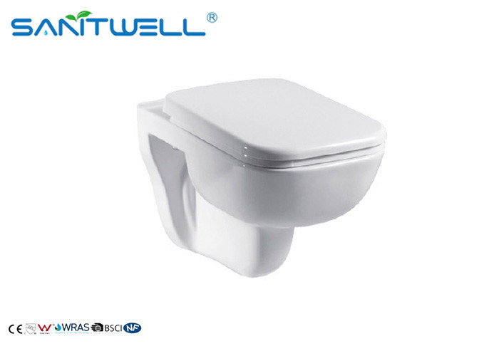 Washdown commercial wall hung toilet  Popular modern glossy porcelain bath