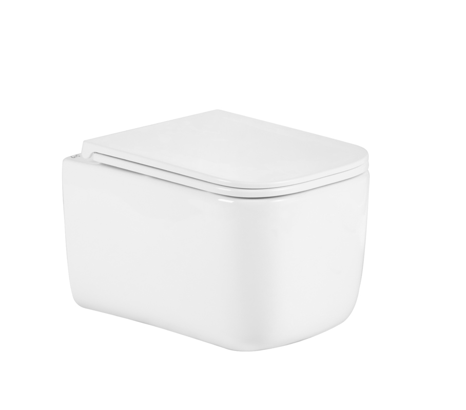 Wholesale Square Shape Washdown Tornado Flush Porcelain Bathroom Sanitary Ware Wall Hung Floating Toilet Closet