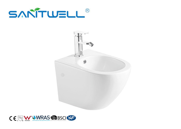 Bathroom Sanitary Ware Wall Hung Bidet Self Cleaning Fashionable Design