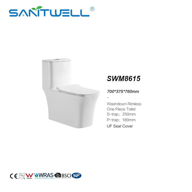 Sanitary Ware Bathroom Ceramic Water Closet One Piece Wc Toilet SWM8615